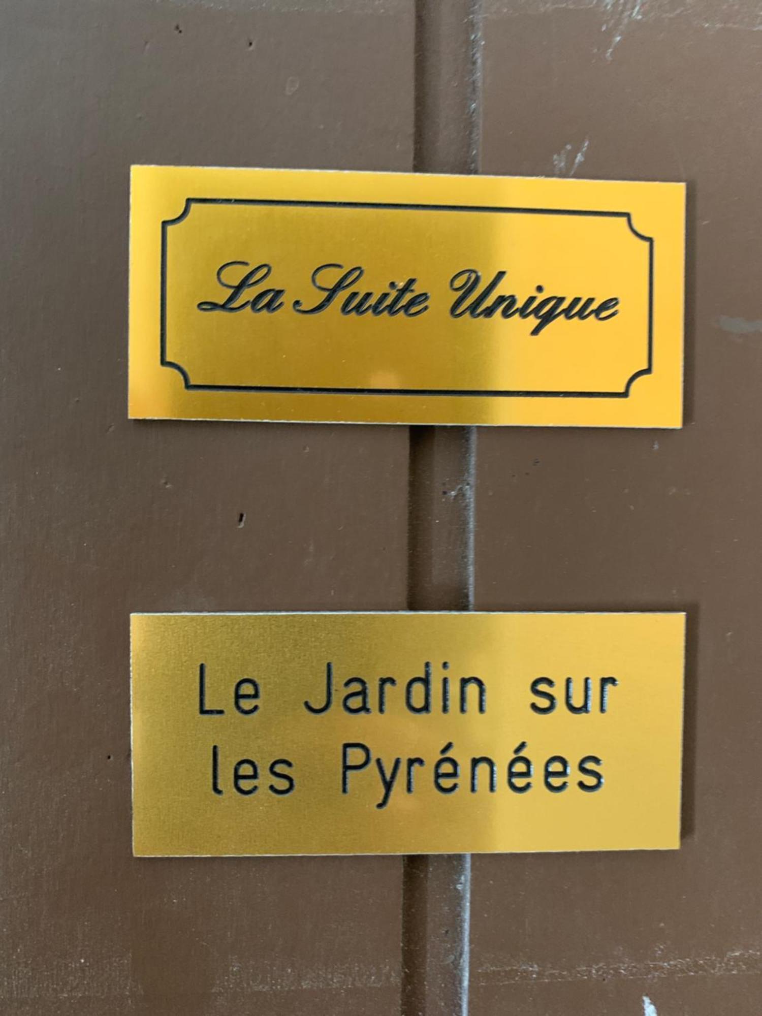 La Suite Unique - Le Jardin Sur Les Pyrenees- Vue Panoramique Montagne -Jardin Cloture Prive De 100M2-Parking-Linge De Lit Et Serviettes Compris- Bielle 外观 照片